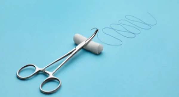 Dissolvable stitches and medical implements ready for use in Plastic Surgery