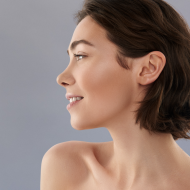 Woman after a Boob Job or Breast Augmentation in Thailand with Breast Implants